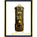 AK-6004 Hot Sale Top Quality Best Price Antique Black Wood Wine Dispaly Cabinet